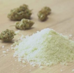 Homemade Cannabis sugar from THC tincture