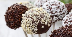 Cannabis infused chocolate covered cake pops