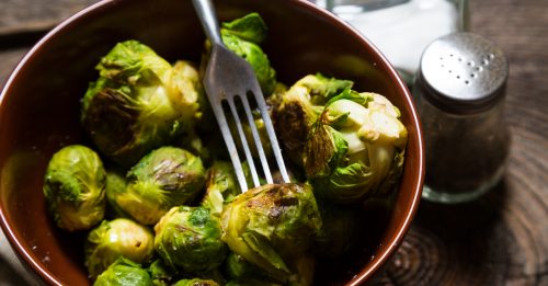 Cannabis infused brussel sprouts