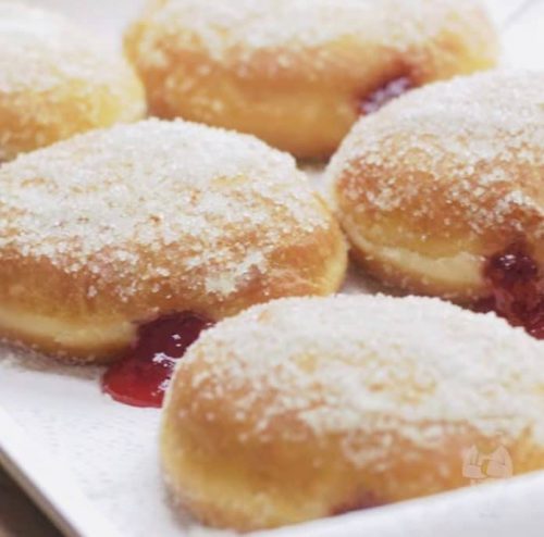 Cannabis infused donuts filled with THC jelly