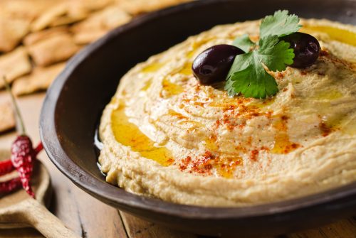 Cannabis infused vegan hummus