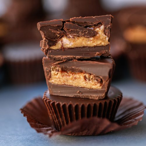 Cannabis peanut butter and caramel cups