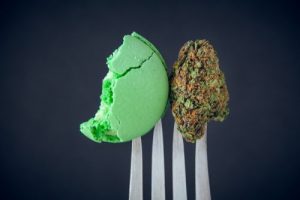 Cannabis edibles eating for the first time