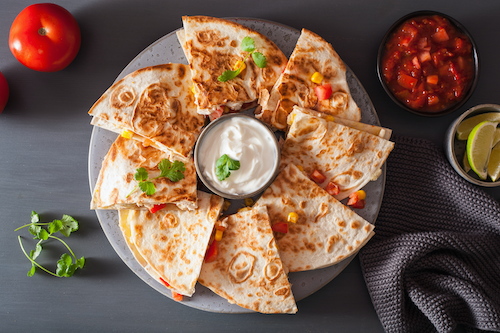 Cannabis infused quesadillas