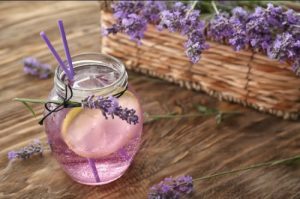 THC and CBD infused lavender lemonade