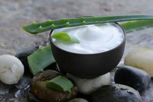 Aloe vera cream with CBD oil