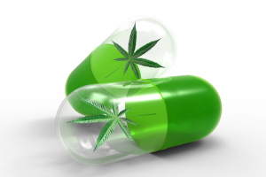 Weed infuse cannabis capsules for daily THC dose.