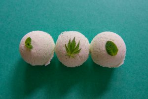 three cbd bath bombs