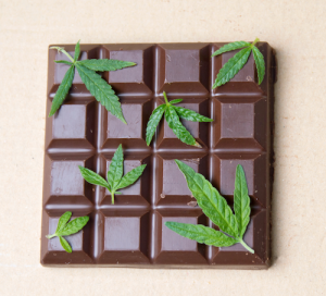 CBD infused chocolate bar