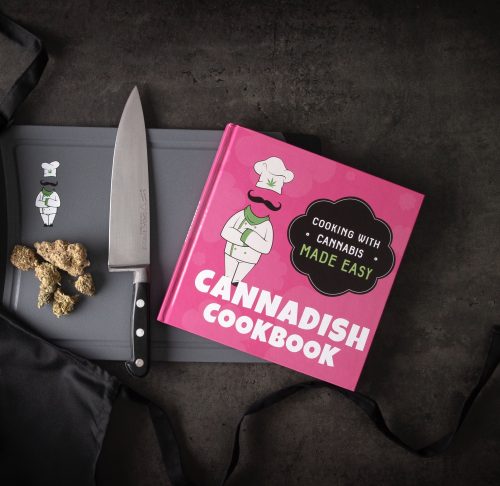 Cannabis Cooking Bundle Kit 2 (Cookbook, Apron, Board)