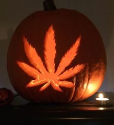 Weed Pumpkin Halloween