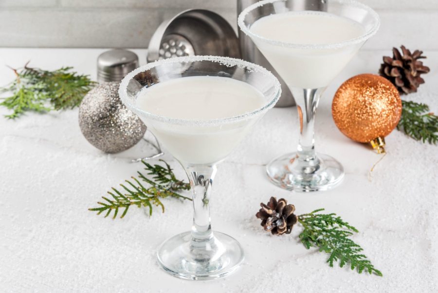 Snowflake-weed-martini