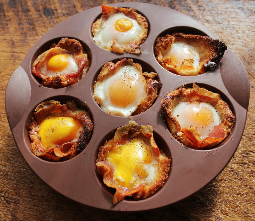 cannabis bacon and egg cups